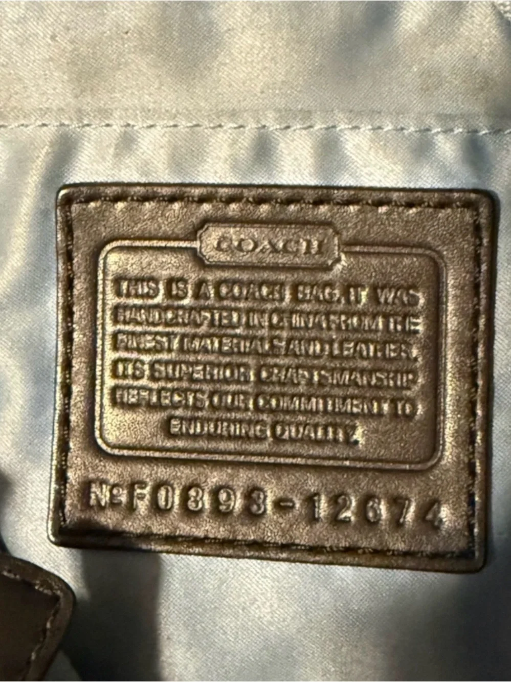 Coach Black Signature Canvas Hobo Bag